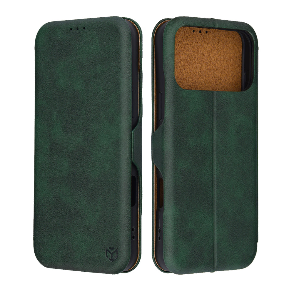 Étui pour Apple iPhone 17 Pro, Techsuit, Safe Wallet Plus, Vert