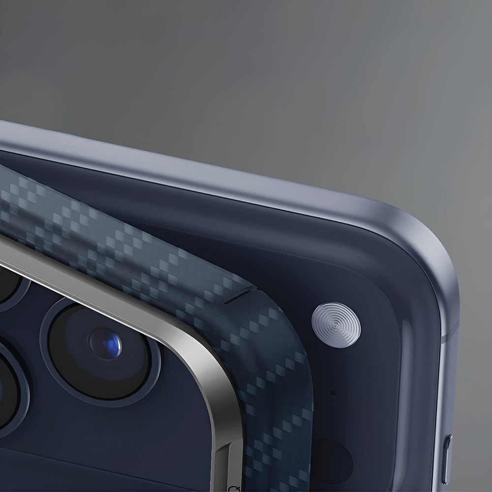 Étui MagSafe pour Apple iPhone 17 Pro, UNIQ, Keva MagClick, Bleu marine