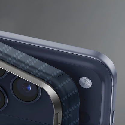 Étui MagSafe pour Apple iPhone 17 Pro, UNIQ, Keva MagClick, Bleu marine