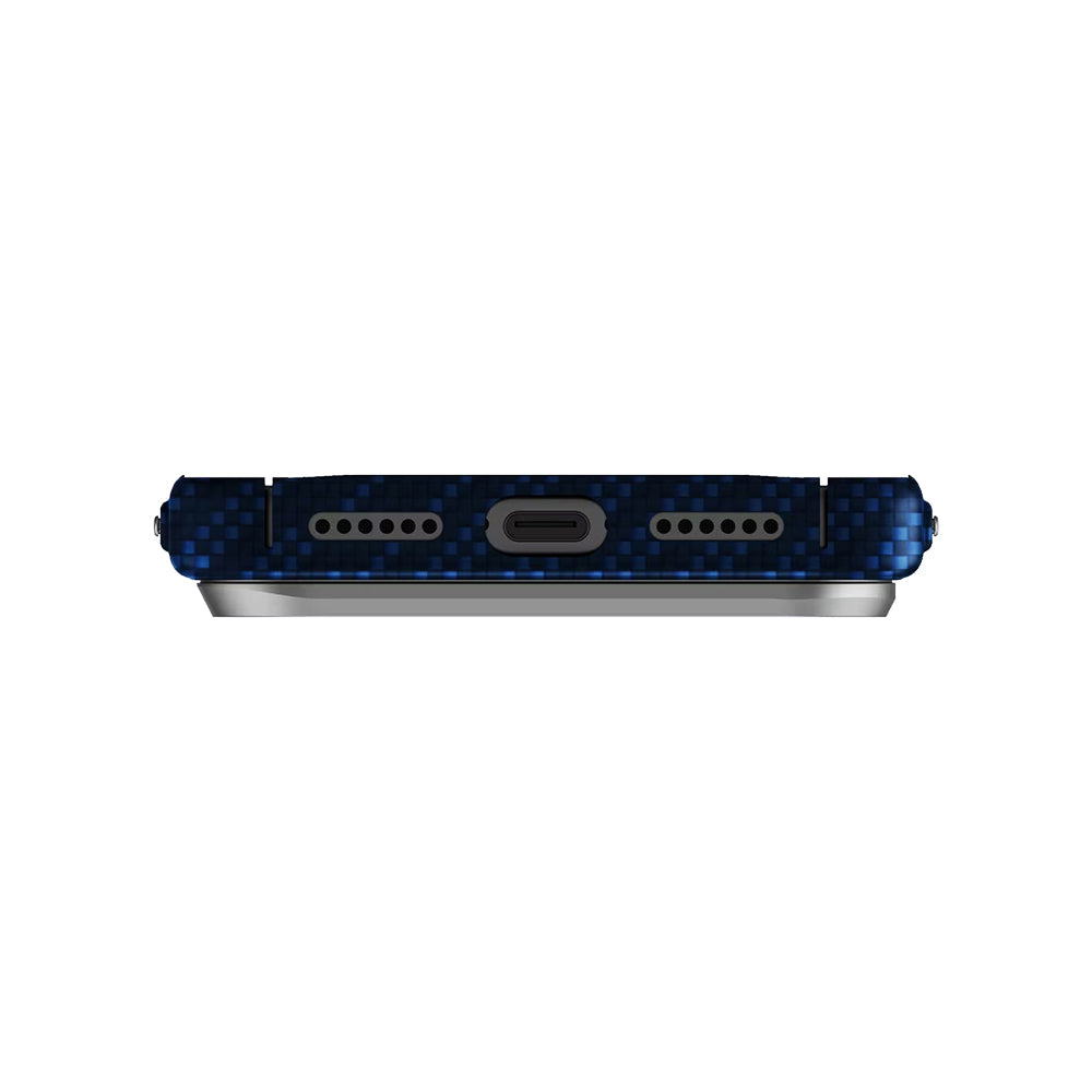 Housse MagSafe pour Apple iPhone 17 Pro, UNIQ, Keva MagClick, Denim