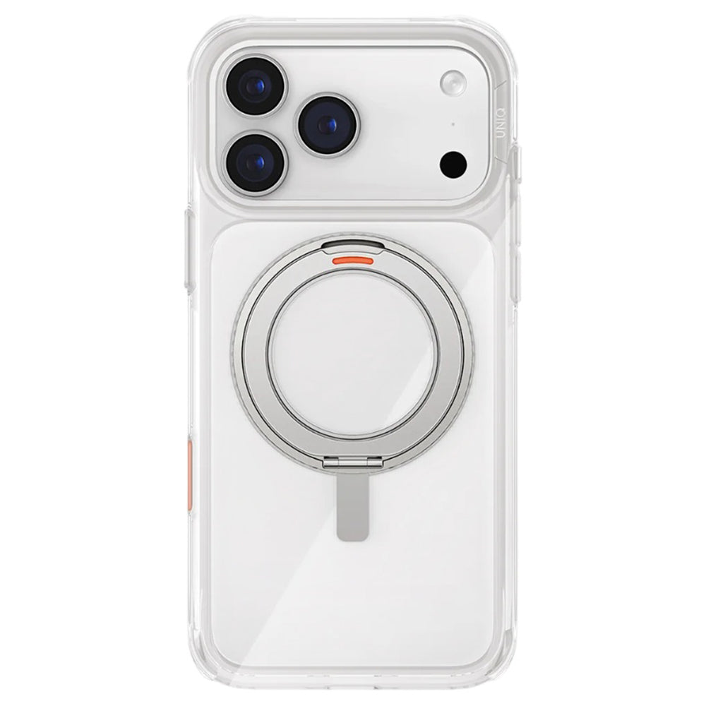 Coque pour Apple iPhone 17 Pro, UNIQ, Swivix, Argentée