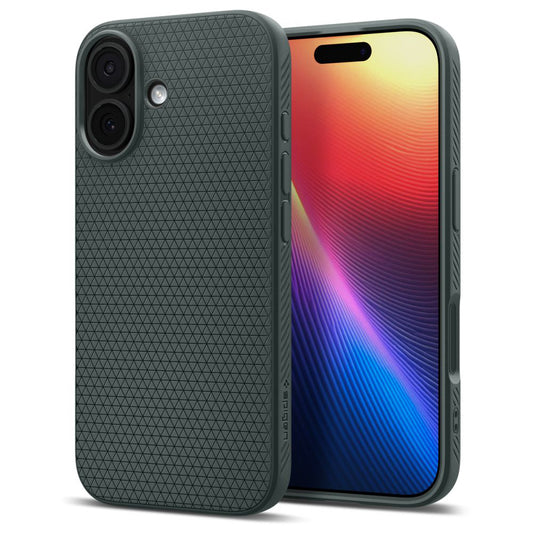 Étui pour Apple iPhone 17, Spigen, Liquid Air, Vert