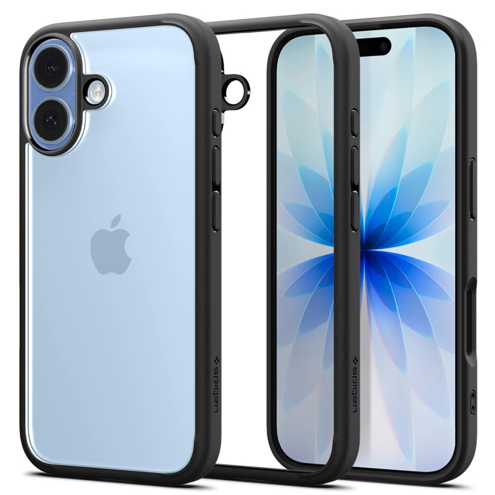 Étui pour Apple iPhone 17, Spigen, Ultra Hybrid, Noir Mat