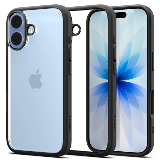 Étui pour Apple iPhone 17, Spigen, Ultra Hybrid, Noir Mat