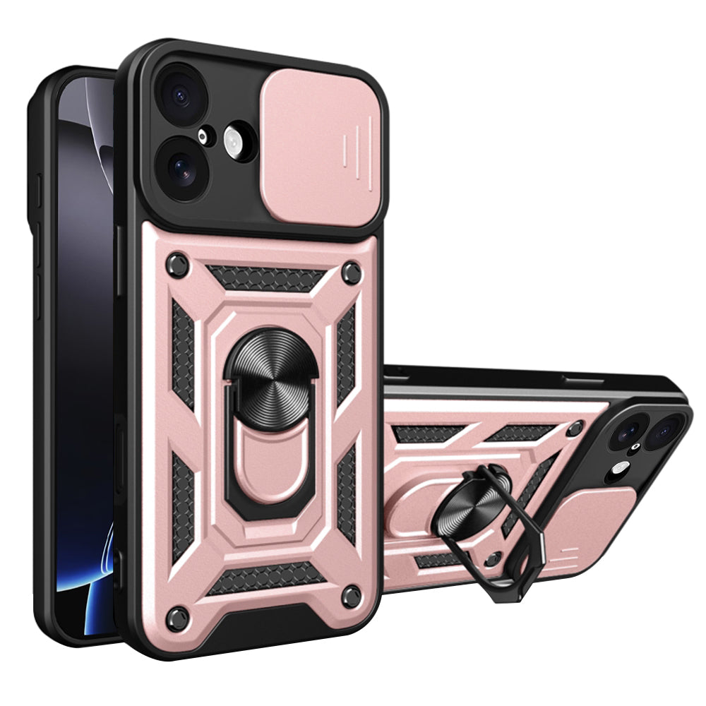 Étui pour Apple iPhone 17, Techsuit, CamShield, Rose