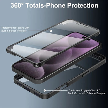 Étui pour Apple iPhone 17, Techsuit, ColorVerse 360, Noir
