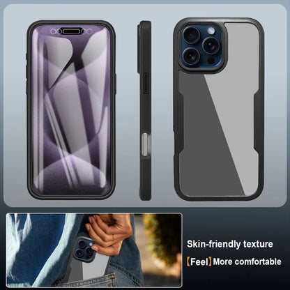 Étui pour Apple iPhone 17, Techsuit, ColorVerse 360, Noir