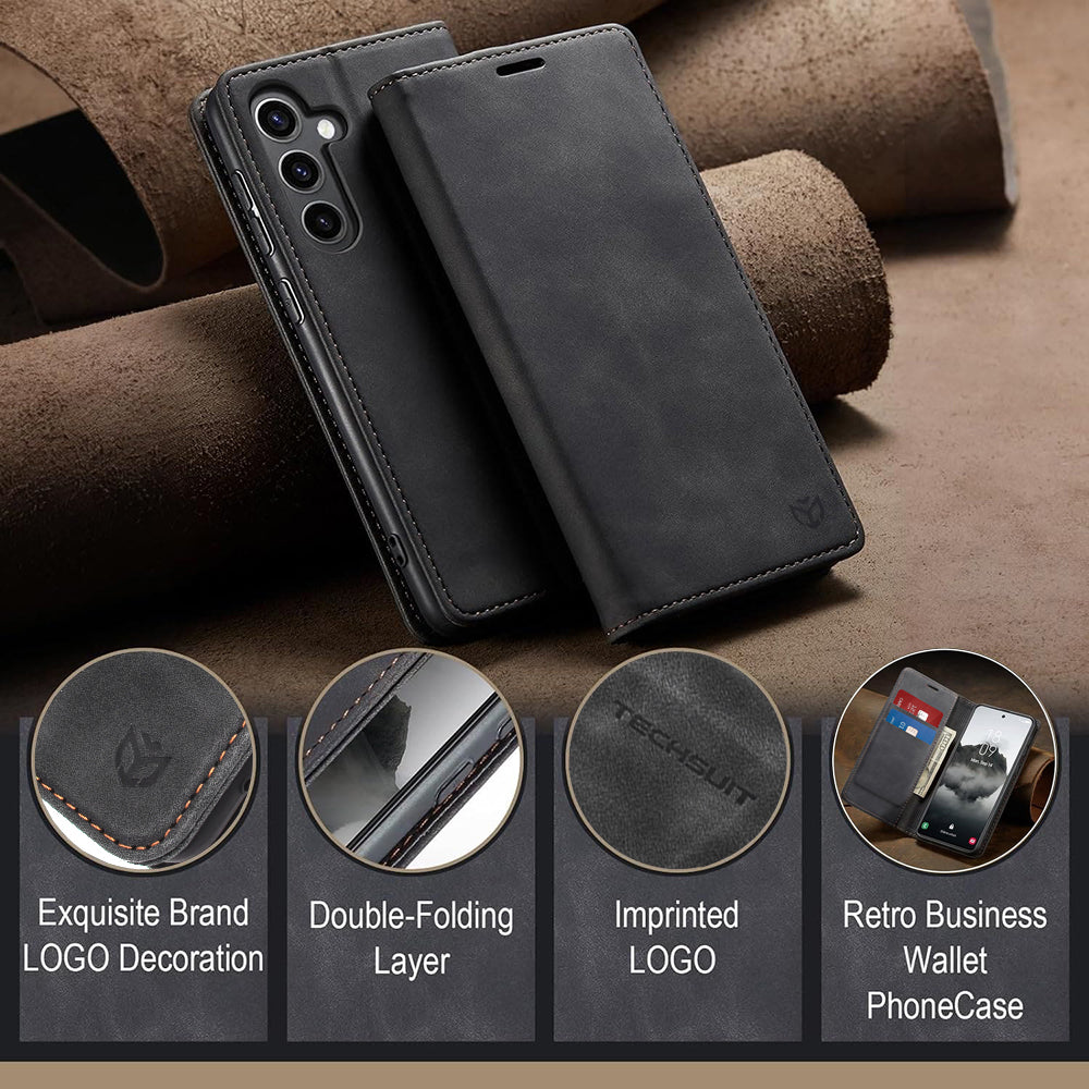 Étui pour Apple iPhone 17, Techsuit, Confy, Noir