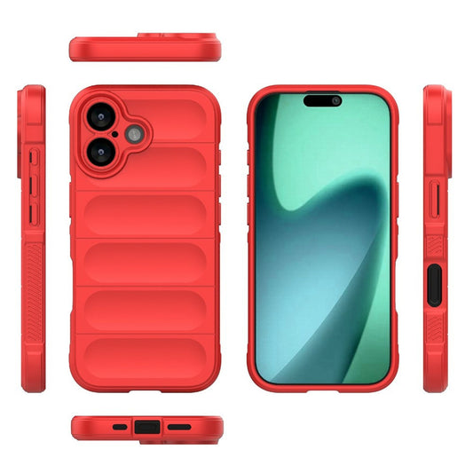 Étui pour Apple iPhone 17, Techsuit, Magic Shield, Rouge