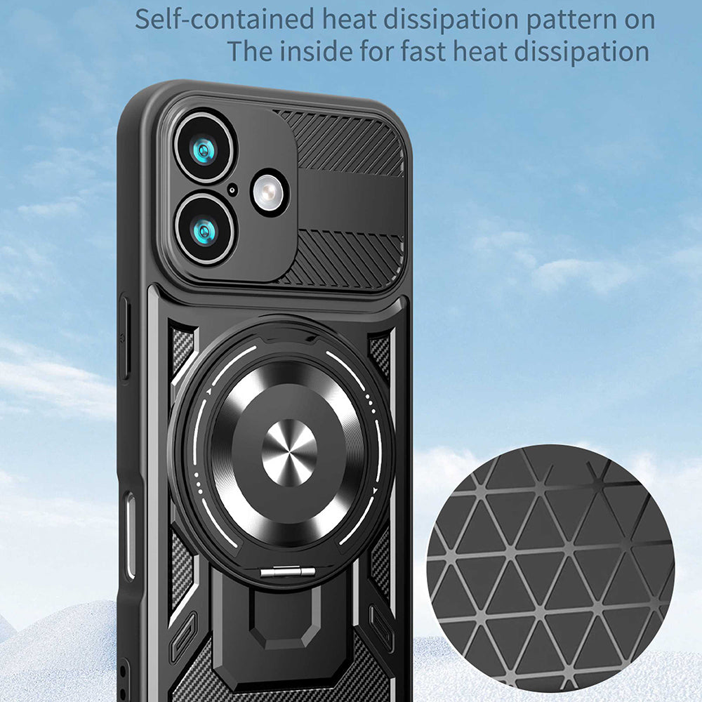 Étui pour Apple iPhone 17, Techsuit, RuggedCam, Violet