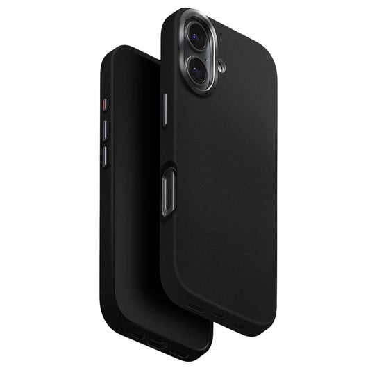Coque pour Apple iPhone 17, UNIQ, Lyden Leatherette, Noire