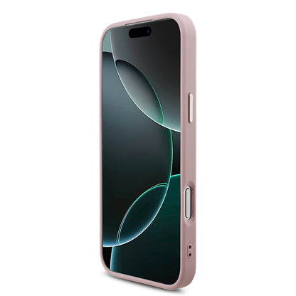 Coque pour Apple iPhone 18 Pro / 17 Pro, Guess, 4G Big Classic Logo, Rose