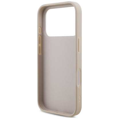 Coque pour Apple iPhone 18 Pro / 17 Pro, Guess, Logo Classique 4G avec Lanière, Rose