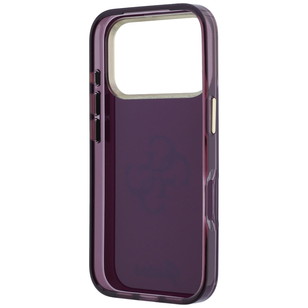 Case for Apple iPhone 18 Pro / 17 Pro, Guess, IML 4G Metal Script, Burgundy