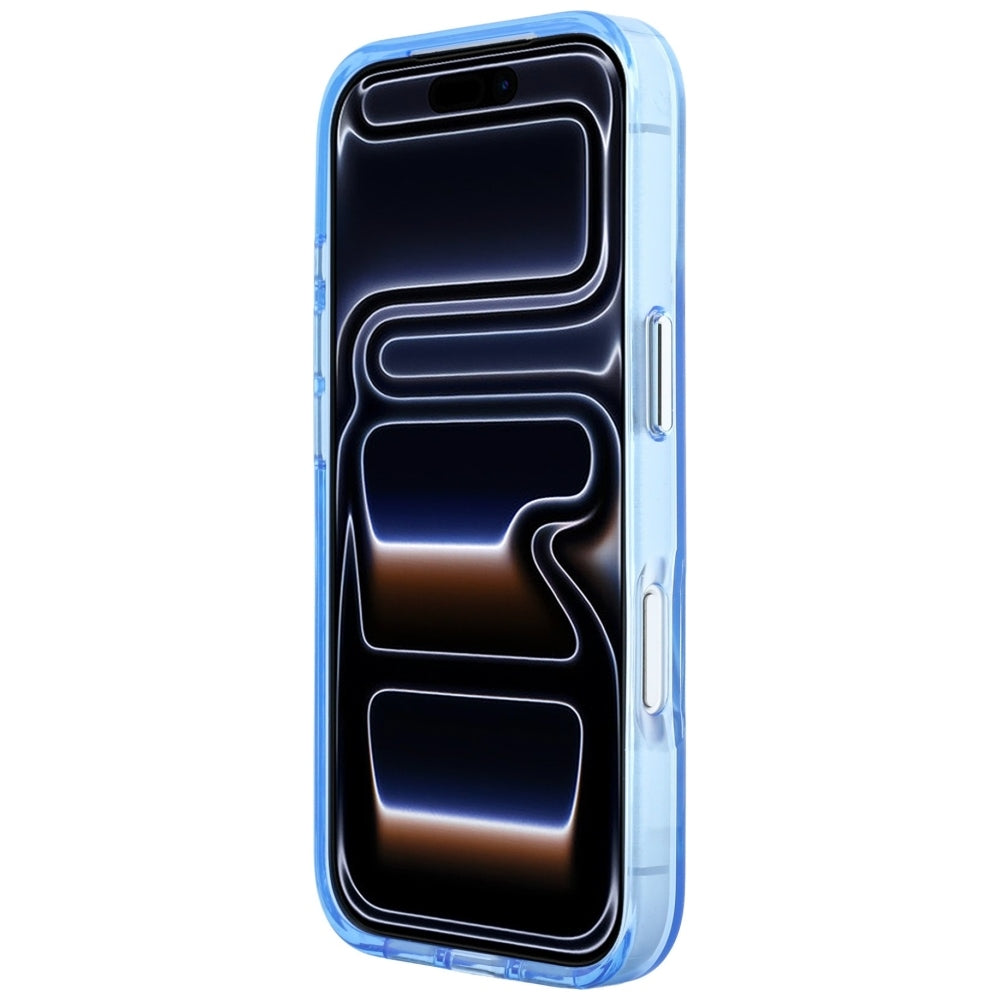 Case for Apple iPhone 18 Pro / 17 Pro, Karl Lagerfeld, IML Big Signature Resin Logo and Metal Frame, Blue