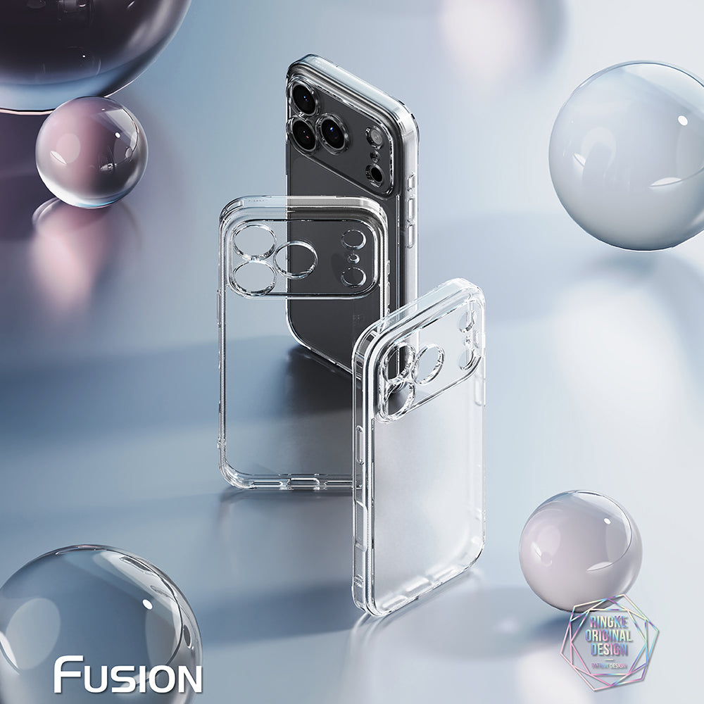 Coque pour Apple iPhone 18 Pro / 17 Pro, Ringke, Fusion, Transparente Mate