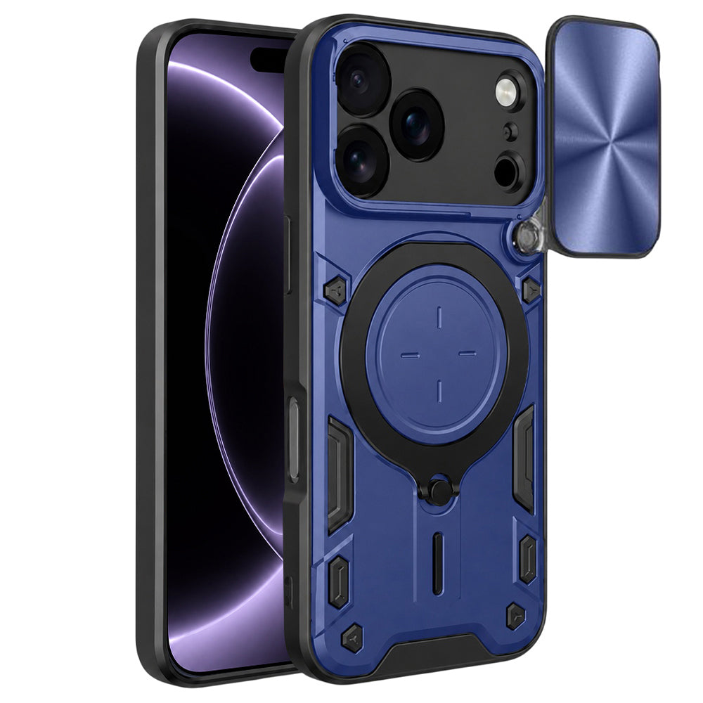 Coque pour Apple iPhone 18 Pro / 17 Pro, Techsuit, CamGuard Pro, Bleue