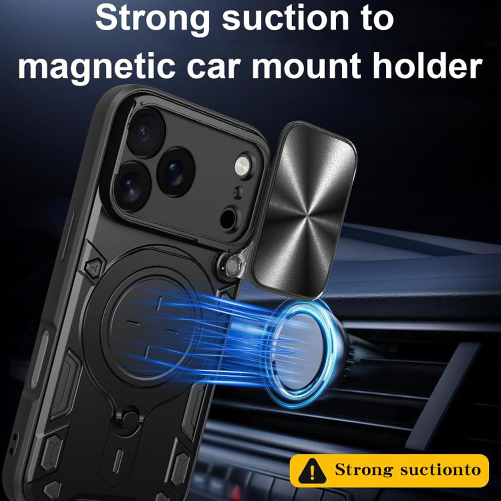 Coque pour Apple iPhone 18 Pro / 17 Pro, Techsuit, CamGuard Pro, Bleue