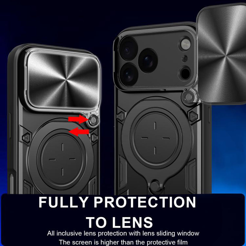 Coque pour Apple iPhone 18 Pro / 17 Pro, Techsuit, CamGuard Pro, Bleue