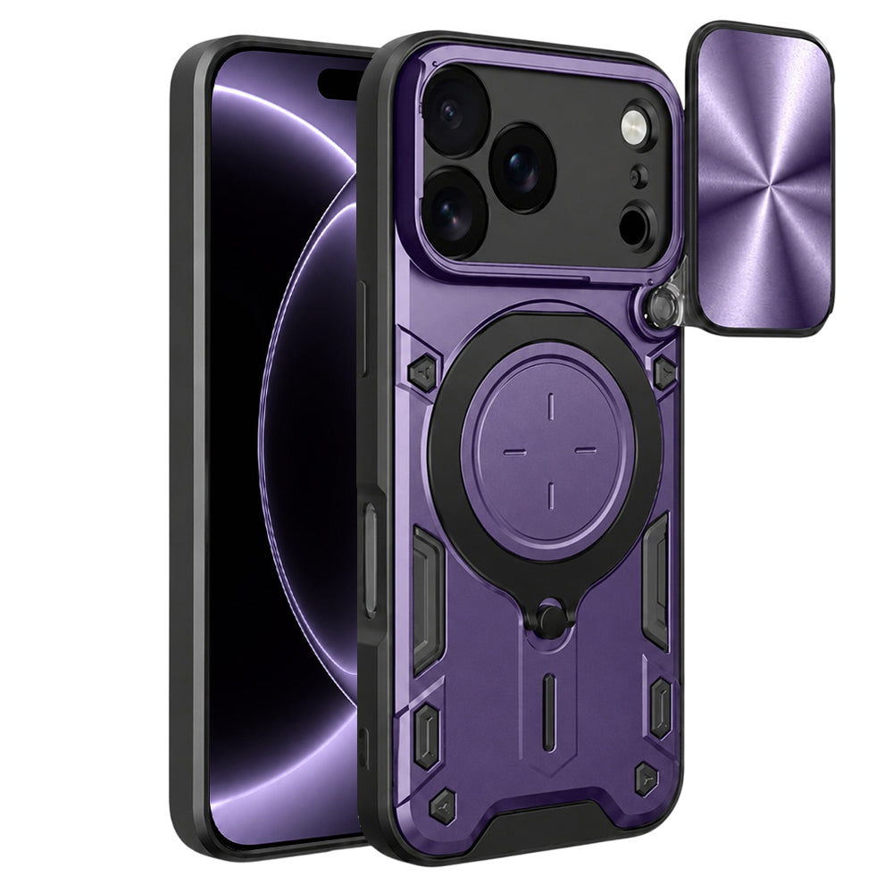 Coque pour Apple iPhone 18 Pro / 17 Pro, Techsuit, CamGuard Pro, Violet