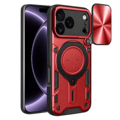 Case for Apple iPhone 18 Pro / 17 Pro, Techsuit, CamGuard Pro, Red