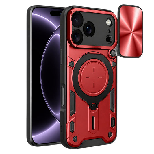 Coque pour Apple iPhone 18 Pro / 17 Pro, Techsuit, CamGuard Pro, Rouge