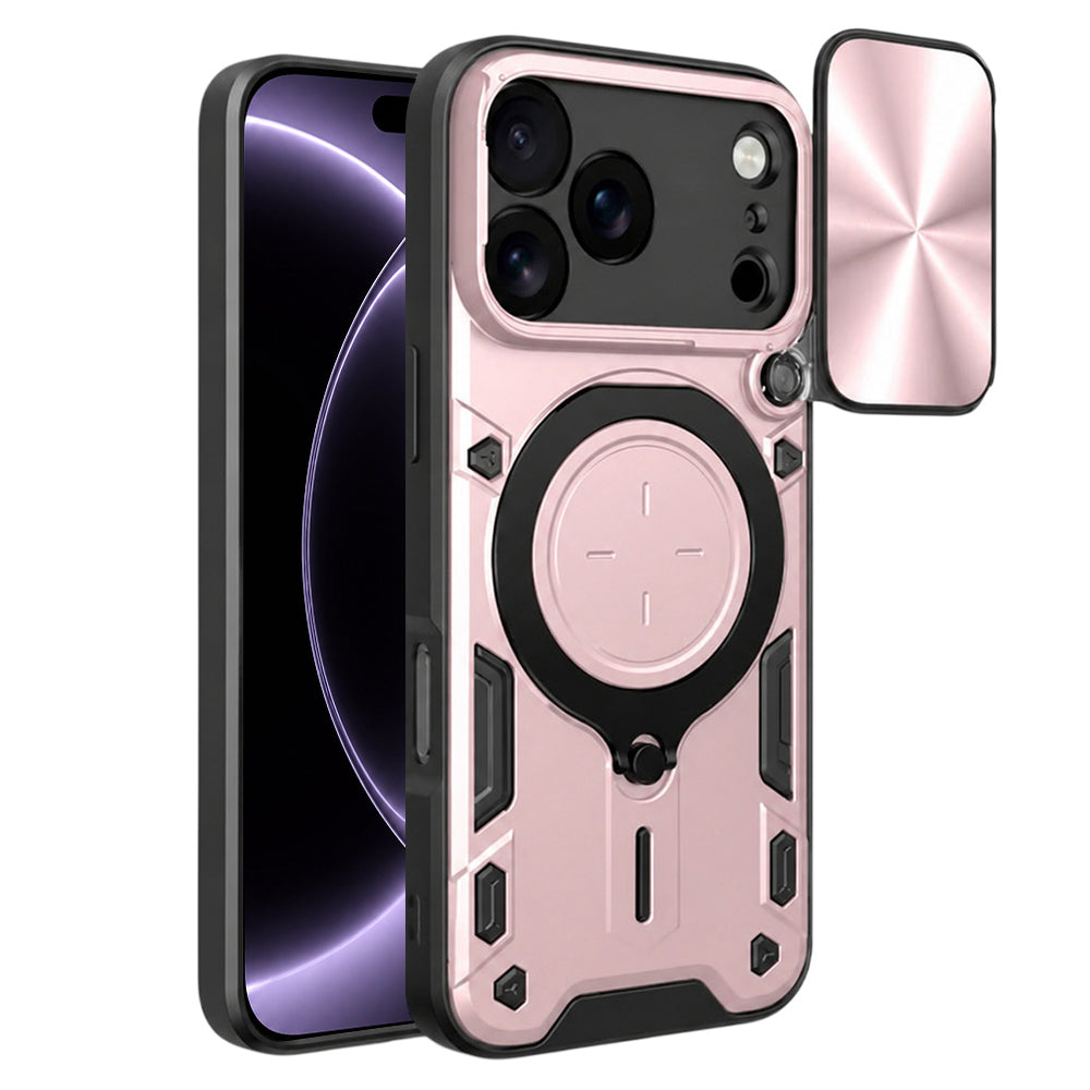 Coque pour Apple iPhone 18 Pro / 17 Pro, Techsuit, CamGuard Pro, Rose Doré