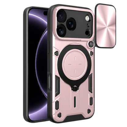 Coque pour Apple iPhone 18 Pro / 17 Pro, Techsuit, CamGuard Pro, Rose Doré