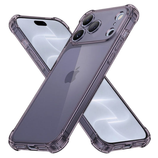 Coque pour Apple iPhone 18 Pro / 17 Pro, Techsuit, Transparent Antichoc, Fumé