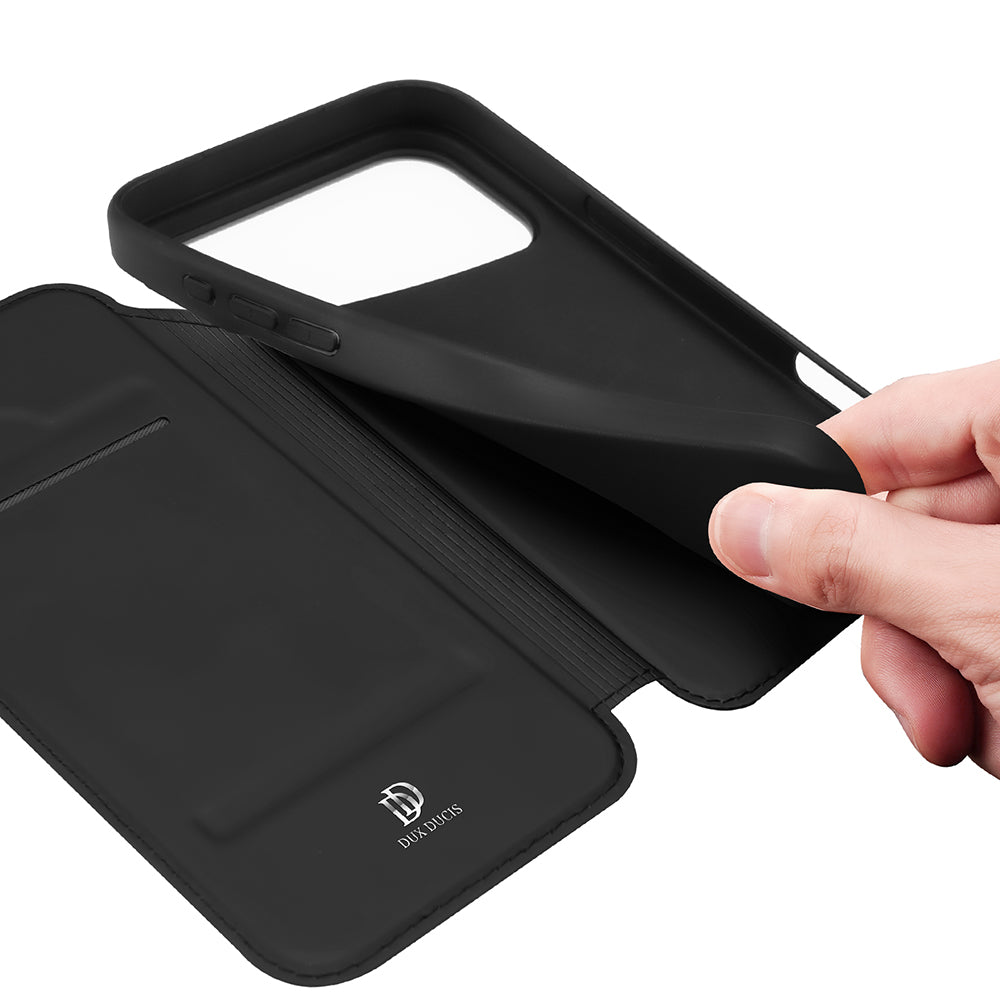 Coque pour Apple iPhone 18 Pro Max / 17 Pro Max, DUX DUCIS, Skin Pro, Noire