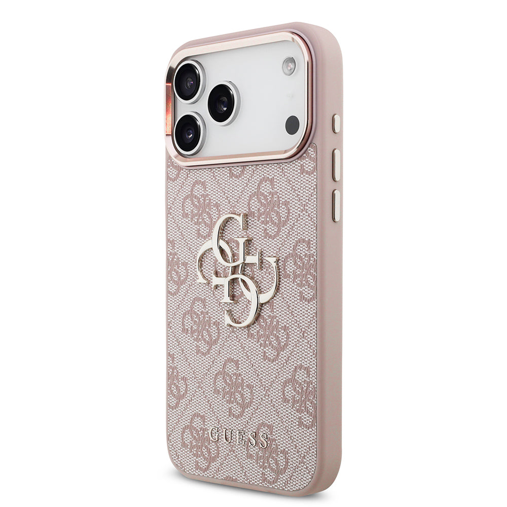 Coque pour Apple iPhone 18 Pro Max / 17 Pro Max, Guess, 4G Big Classic Logo, Rose