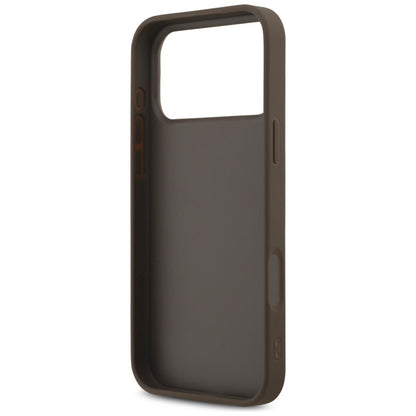 Case for Apple iPhone 18 Pro Max / 17 Pro Max, Guess, 4G Classic Logo, Brown