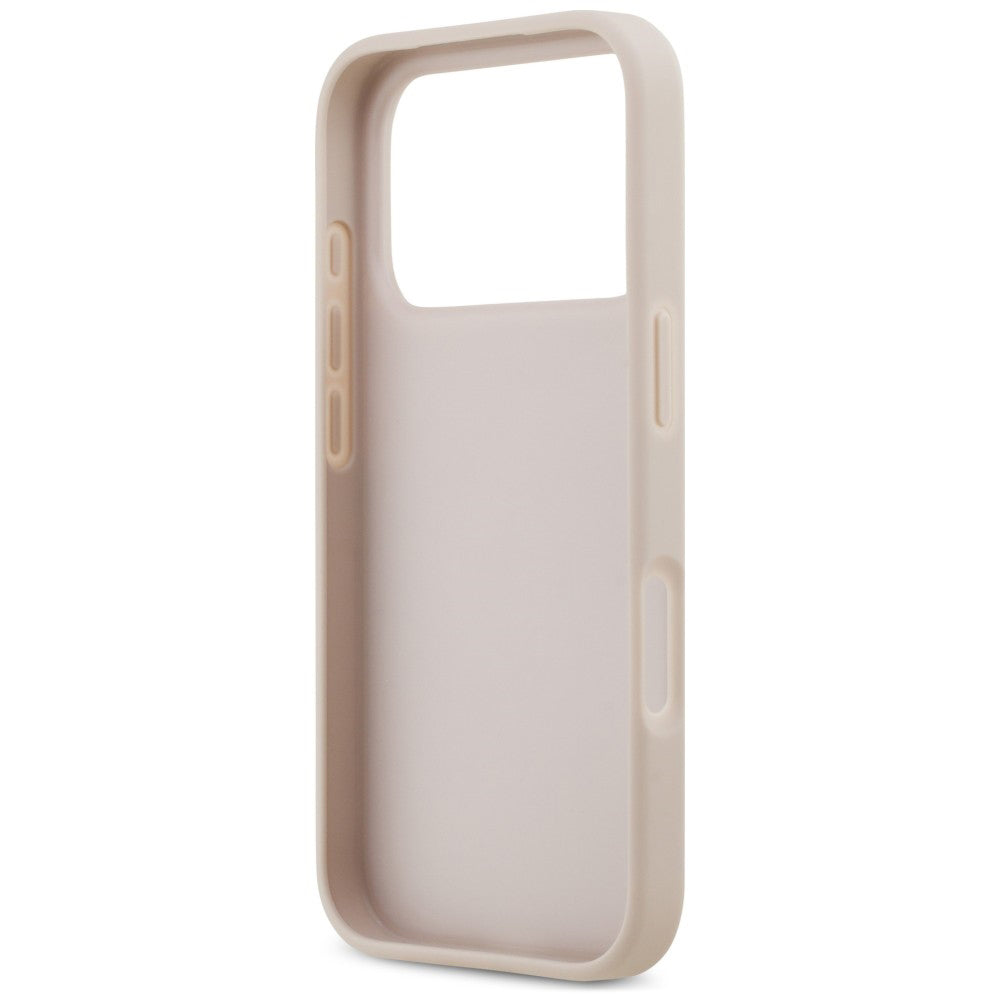 Coque pour Apple iPhone 18 Pro Max / 17 Pro Max, Guess, 4G Double Card Triangle, rose