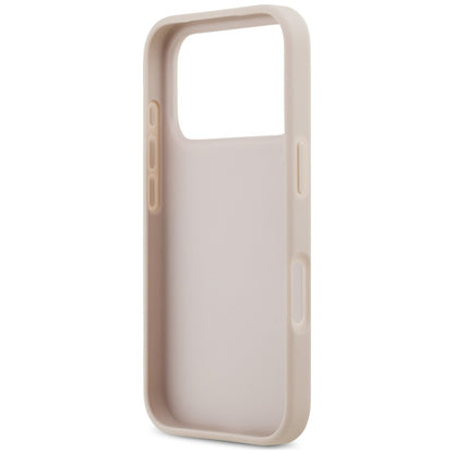 Coque pour Apple iPhone 18 Pro Max / 17 Pro Max, Guess, 4G Double Card Triangle, rose
