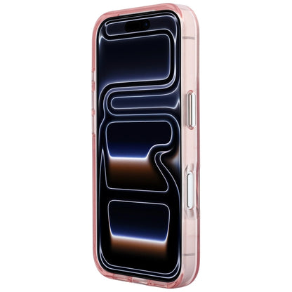 Coque pour Apple iPhone 18 Pro Max / 17 Pro Max, Karl Lagerfeld, IML Grand Logo Signature Résine Cadre Métallique, Rose