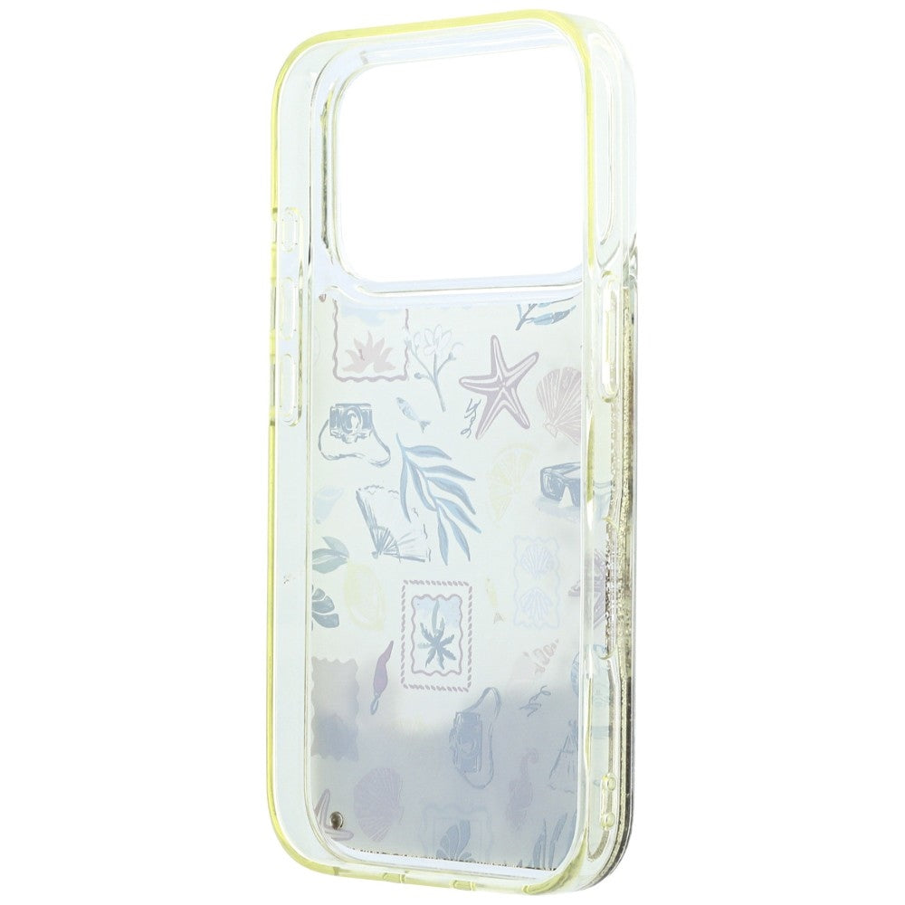Coque pour Apple iPhone 18 Pro Max / 17 Pro Max, Karl Lagerfeld, Liquid Glitter Beach and Sand, Beige