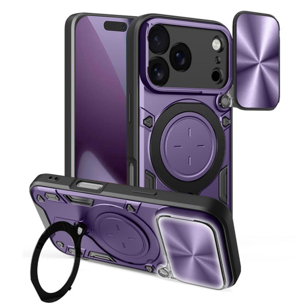 Coque pour Apple iPhone 18 Pro Max / 17 Pro Max, Techsuit, CamGuard Pro, Violet