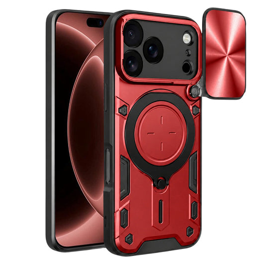 Coque pour Apple iPhone 18 Pro Max / 17 Pro Max, Techsuit, CamGuard Pro, Rouge