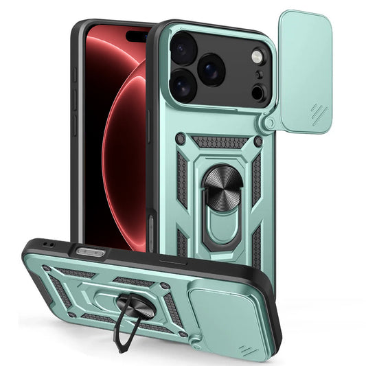 Coque pour Apple iPhone 18 Pro Max / 17 Pro Max, Techsuit, CamShield, Vert