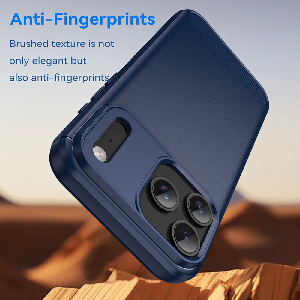 Case for Apple iPhone 18 Pro Max / 17 Pro Max, Techsuit, Carbon, Blue