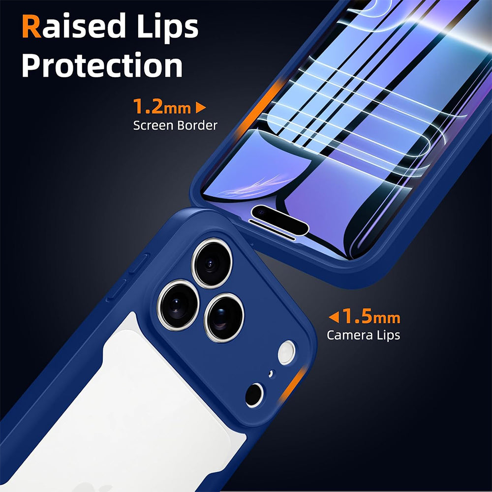 Coque pour Apple iPhone 18 Pro Max / 17 Pro Max, Techsuit, ColorVerse 360, Bleue
