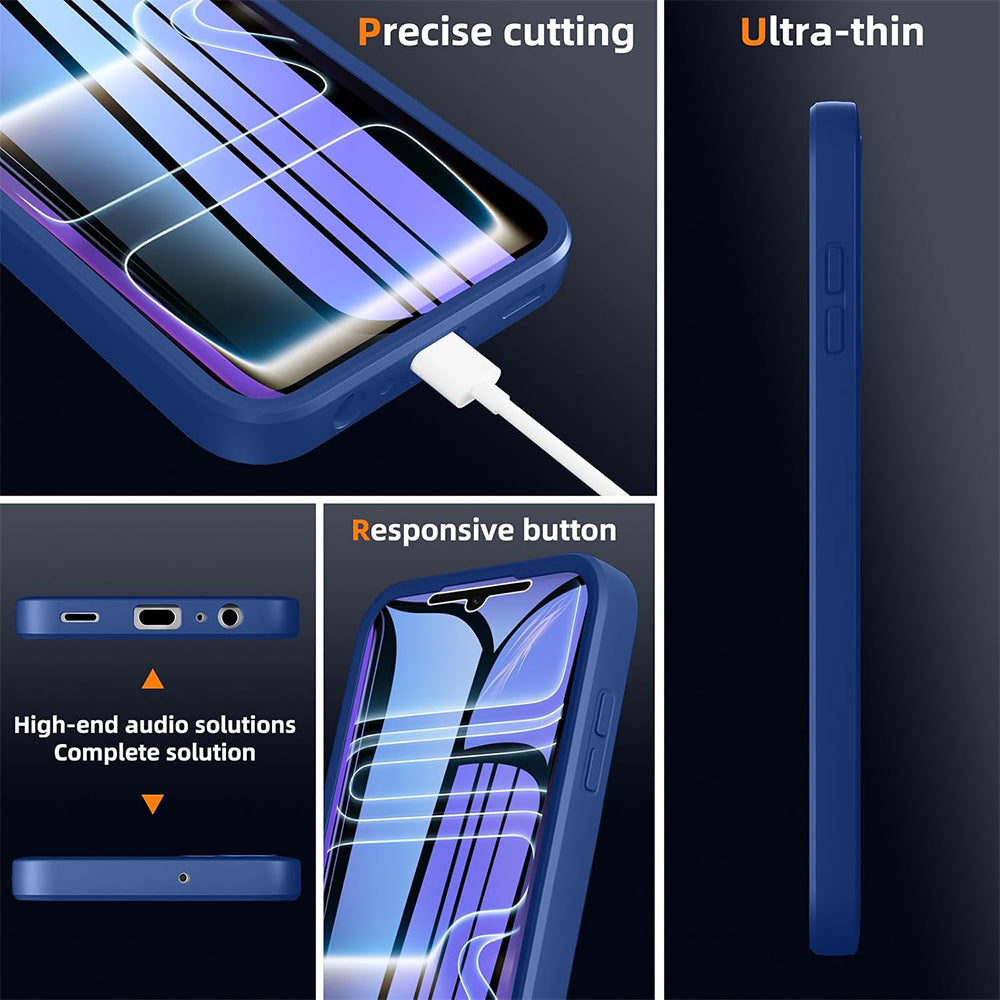 Coque pour Apple iPhone 18 Pro Max / 17 Pro Max, Techsuit, ColorVerse 360, Bleue