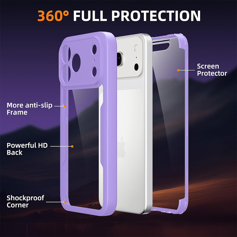 Husa pentru Apple iPhone 18 Pro Max / 17 Pro Max, Techsuit, ColorVerse 360, Mov