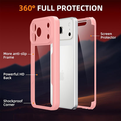 Coque pour Apple iPhone 18 Pro Max / 17 Pro Max, Techsuit, ColorVerse 360, Rose