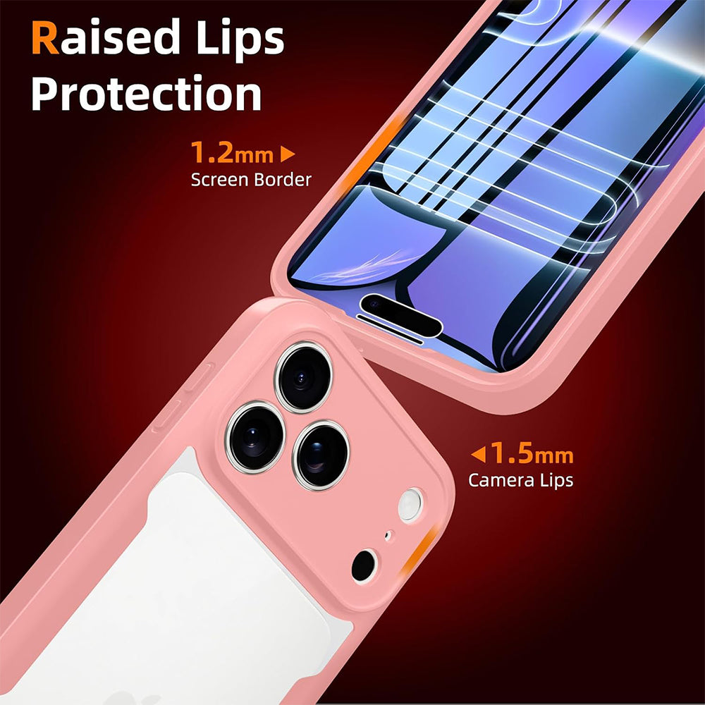 Coque pour Apple iPhone 18 Pro Max / 17 Pro Max, Techsuit, ColorVerse 360, Rose