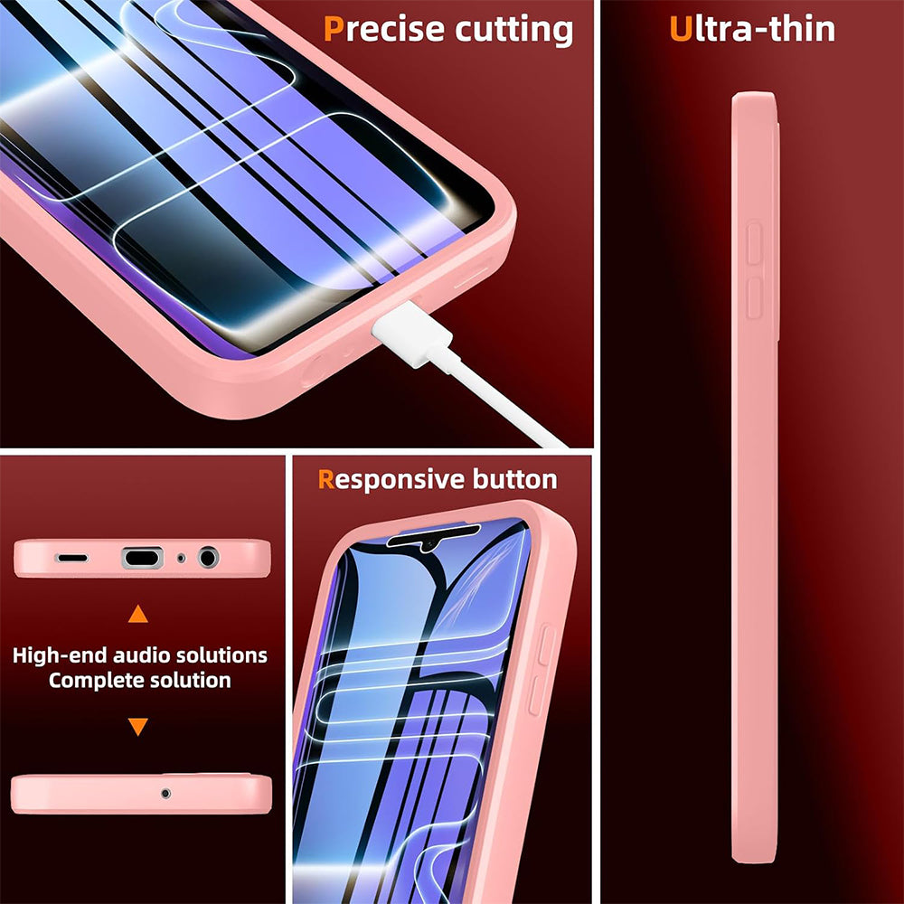 Coque pour Apple iPhone 18 Pro Max / 17 Pro Max, Techsuit, ColorVerse 360, Rose