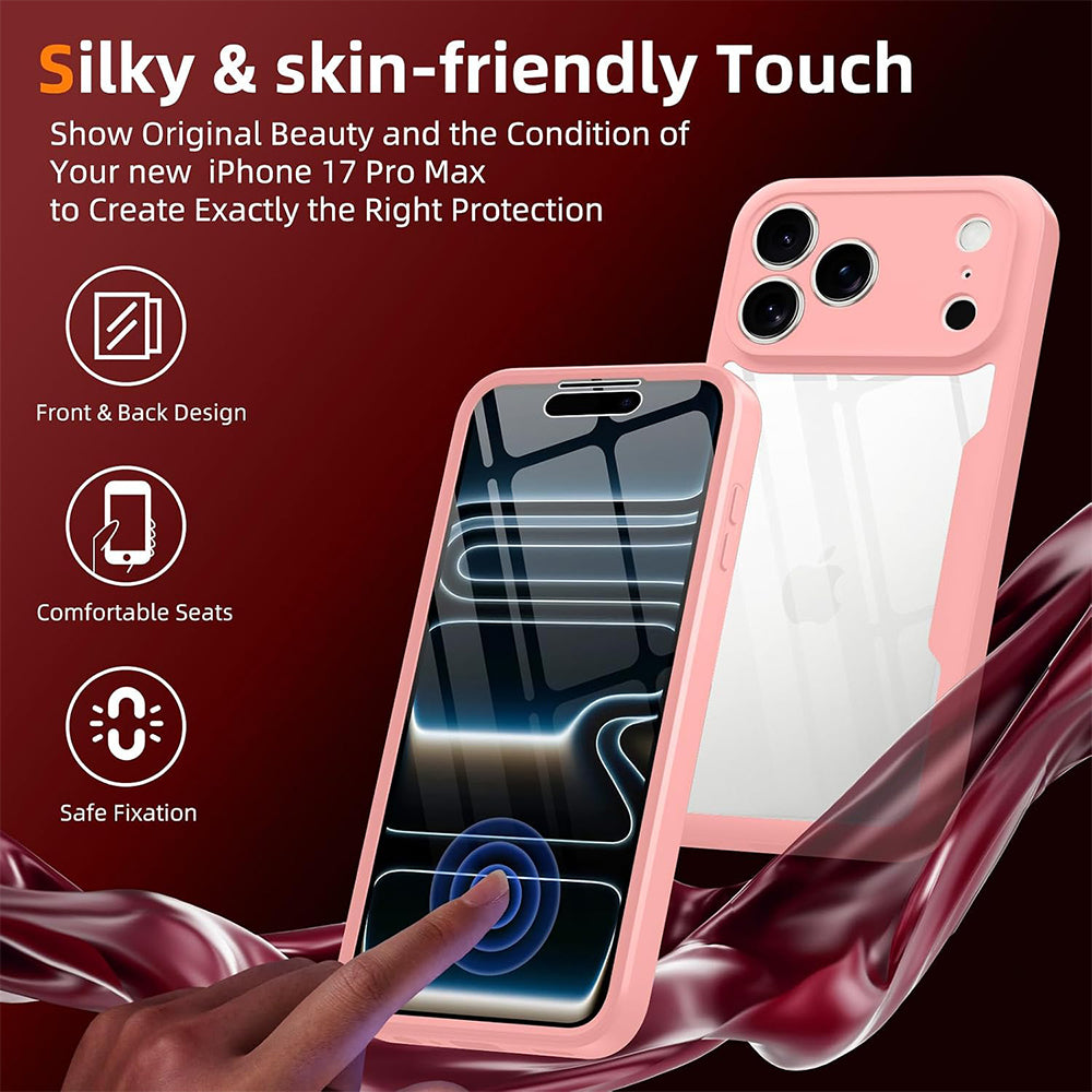 Coque pour Apple iPhone 18 Pro Max / 17 Pro Max, Techsuit, ColorVerse 360, Rose