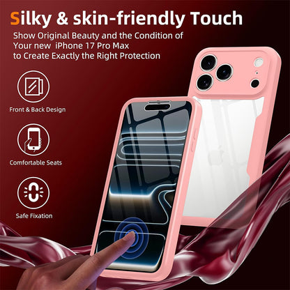 Coque pour Apple iPhone 18 Pro Max / 17 Pro Max, Techsuit, ColorVerse 360, Rose