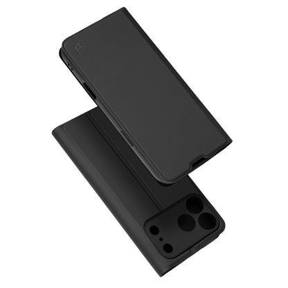 Coque pour Apple iPhone 18 Pro Max / 17 Pro Max, Techsuit, Magskin Book, Noire