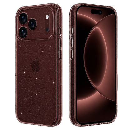 Coque pour Apple iPhone 18 Pro Max / 17 Pro Max, Techsuit, SparkleSkin, Transparente